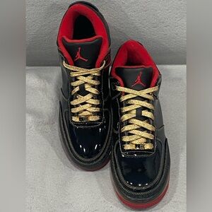 Air Jordan Fusion 3 (AJF 3) Best on Earth Black Varsity Red Metallic Gold-Sz 10